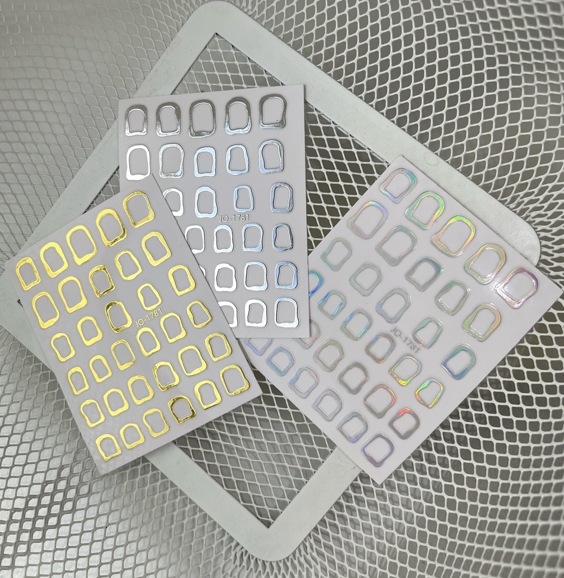 МЕТАЛЛИЗИРОВАННЫЕ 3D НАКЛЕЙКИ "АРКА"