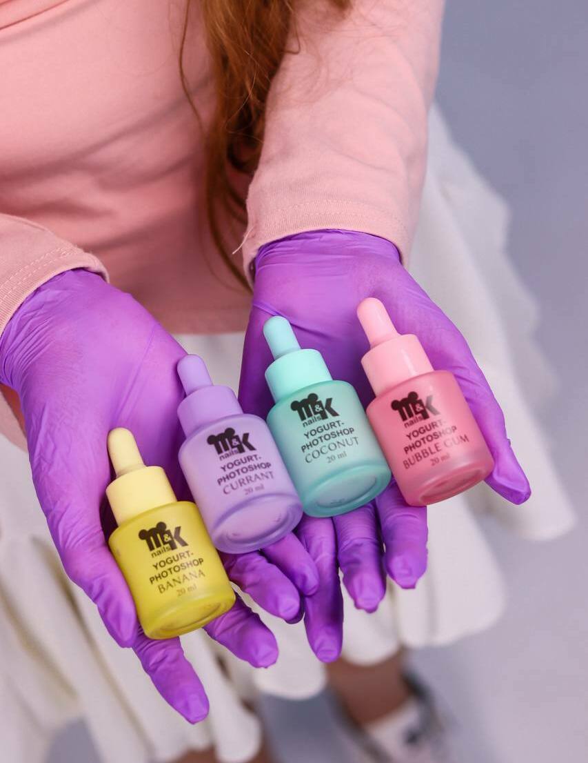 M&K, Йогурт фотошоп для рук и ногтей 20мл