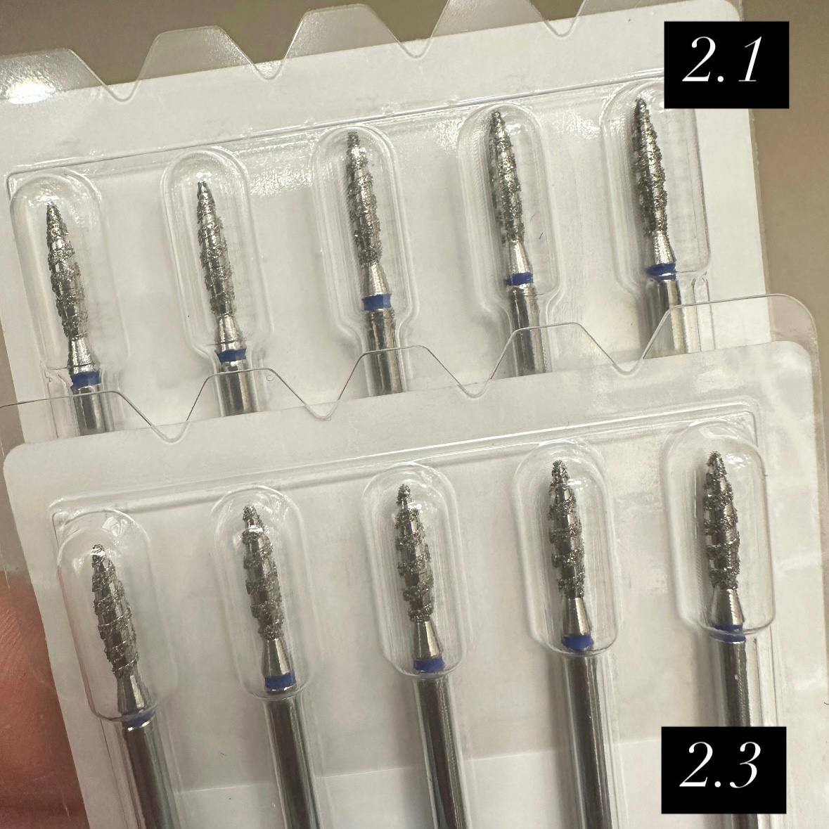 Фреза алмазная ФАПТ 2.1-2.3, набор 5шт