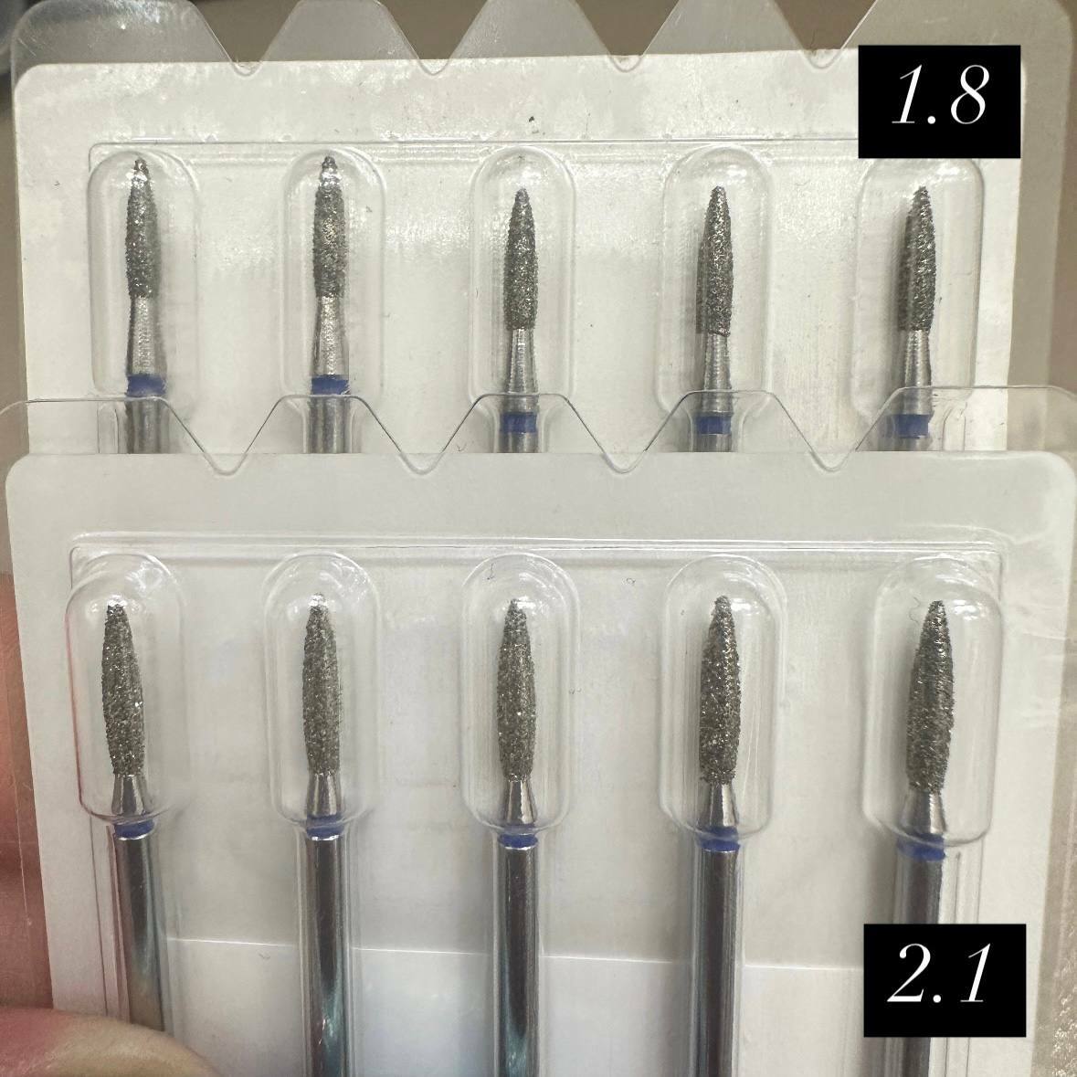 Фреза алмазная ФАП 2.1-2.3, набор 5шт