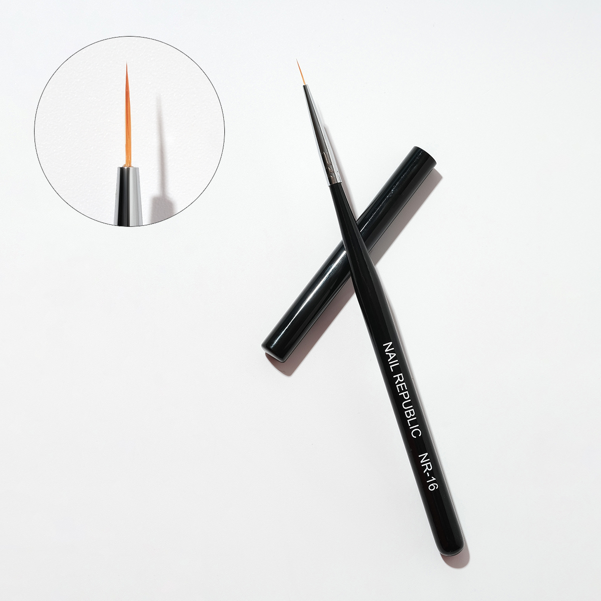 NR Кисть №16 для дизайна - волосок (0,9 см)