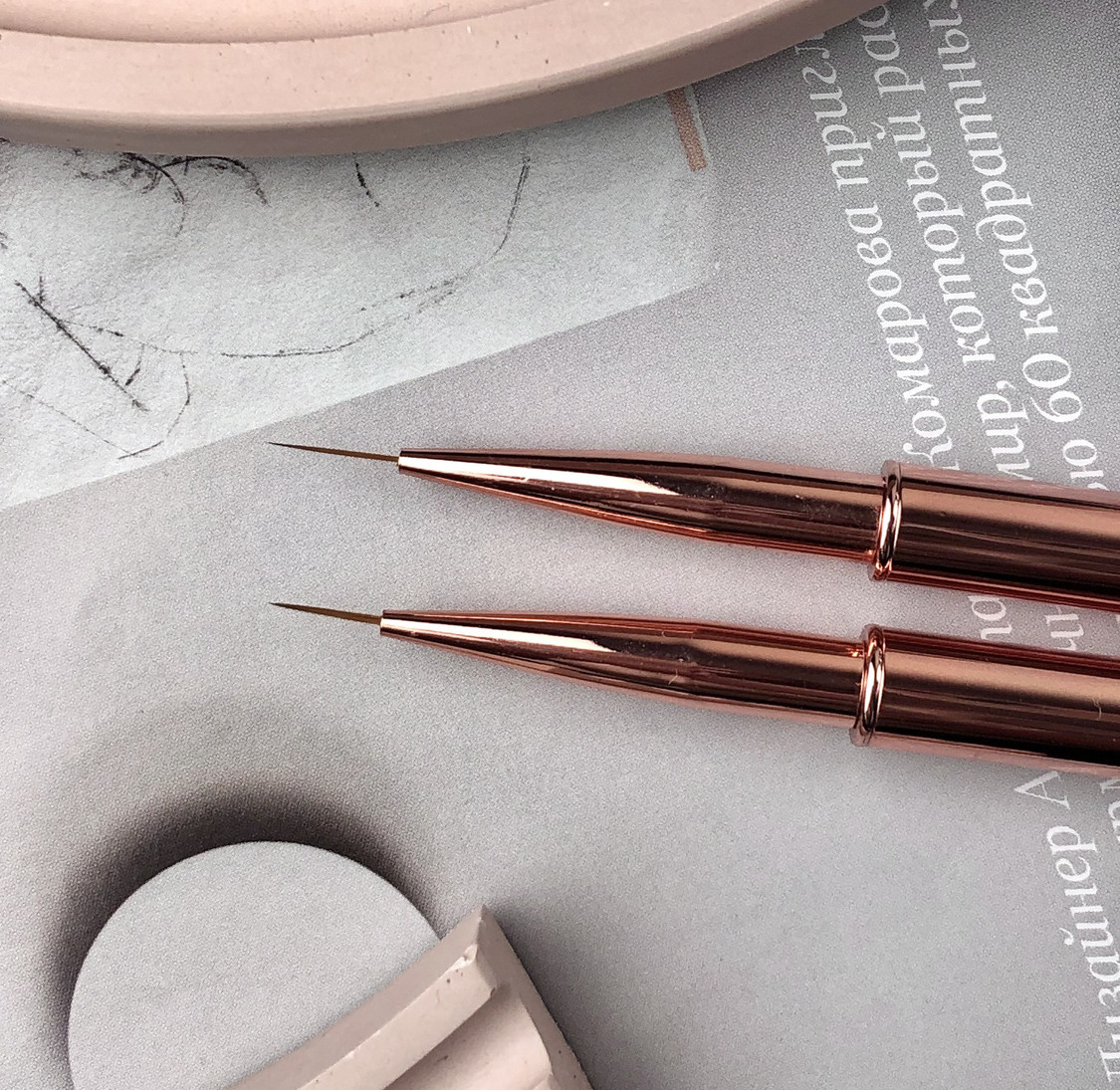 КИСТЬ GOLDEN ДВУХСТОРОННЯЯ ТОНКАЯ ЛИНИЯ 9/11ММ